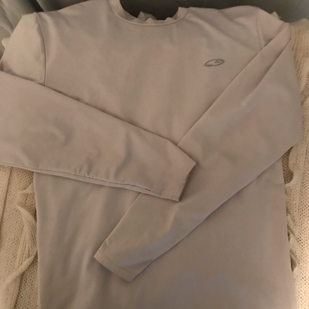 Champion dry fit long sleeve shirt - white